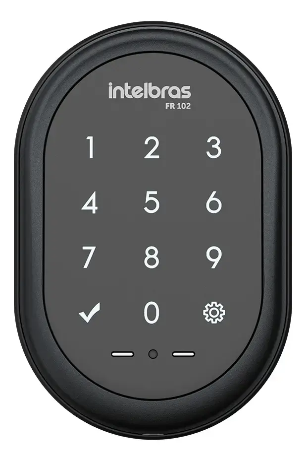 Fechadura Digital De Sobrepor Fr 102 Preto Intelbras