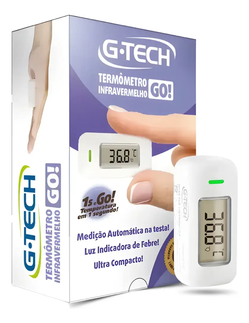 Termômetro Infravermelho Ultracompacto de Testa Go! GTECH