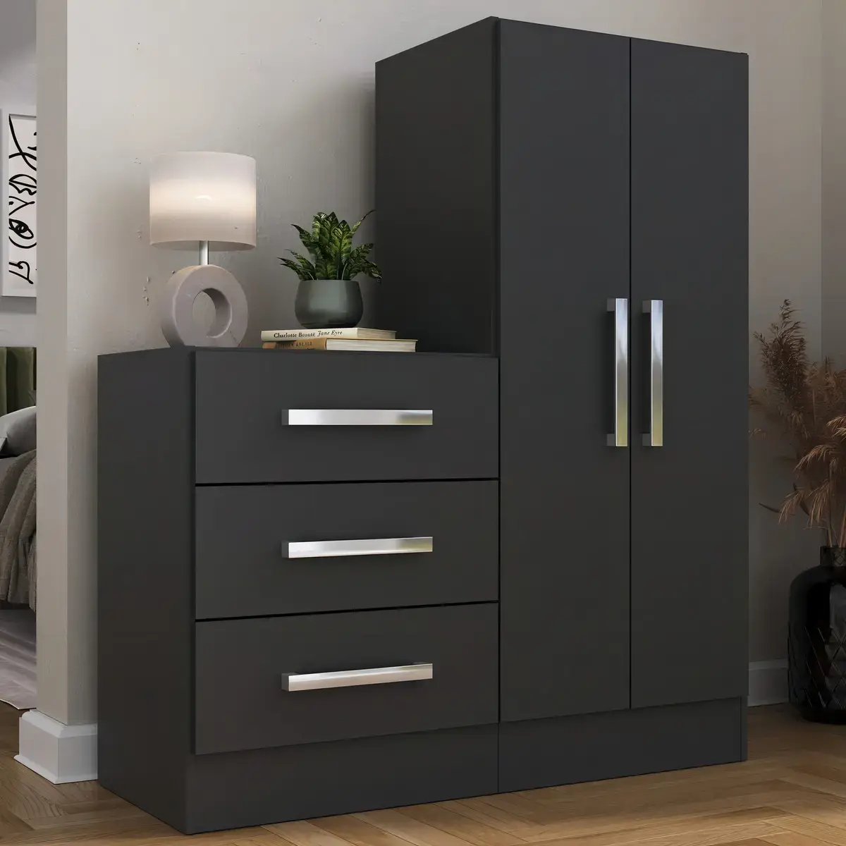 Cômoda 2 Portas 3 Gavetas Rodial Dunas Wt