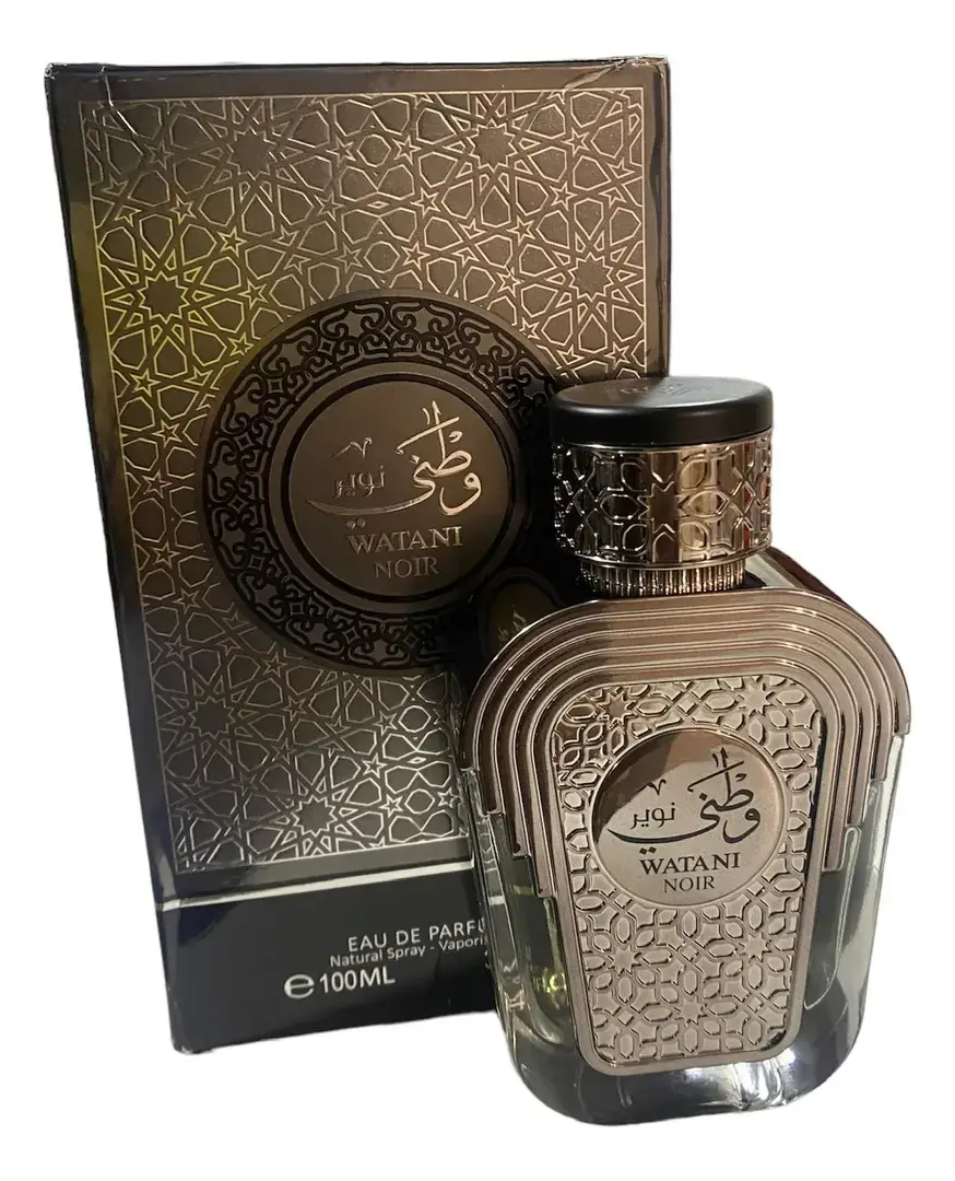 Eau de Parfum Masculino Al Wataniah Watani Noir 100ml Árabe Amadeirado