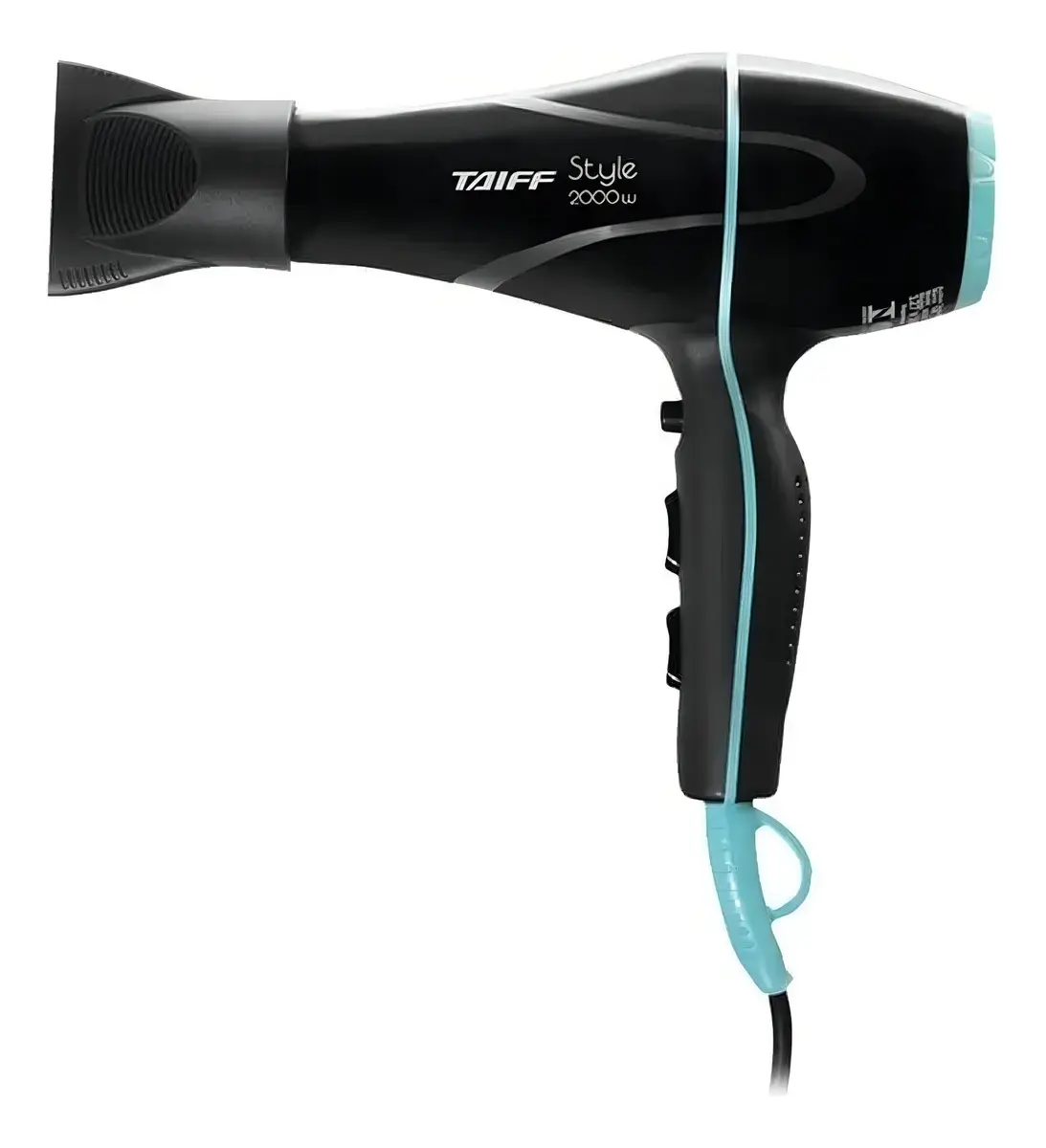 Secador Taiff Style 2000W Iônico Profissional Silencioso Preto..