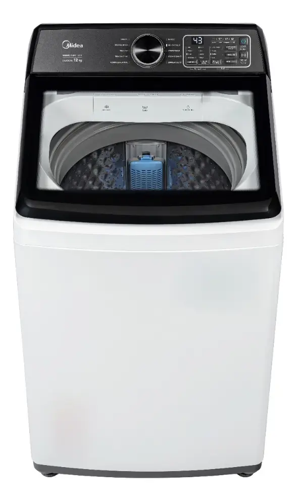 Máquina De Lavar Roupas 12kg Branca Midea Wave Impeller Branco