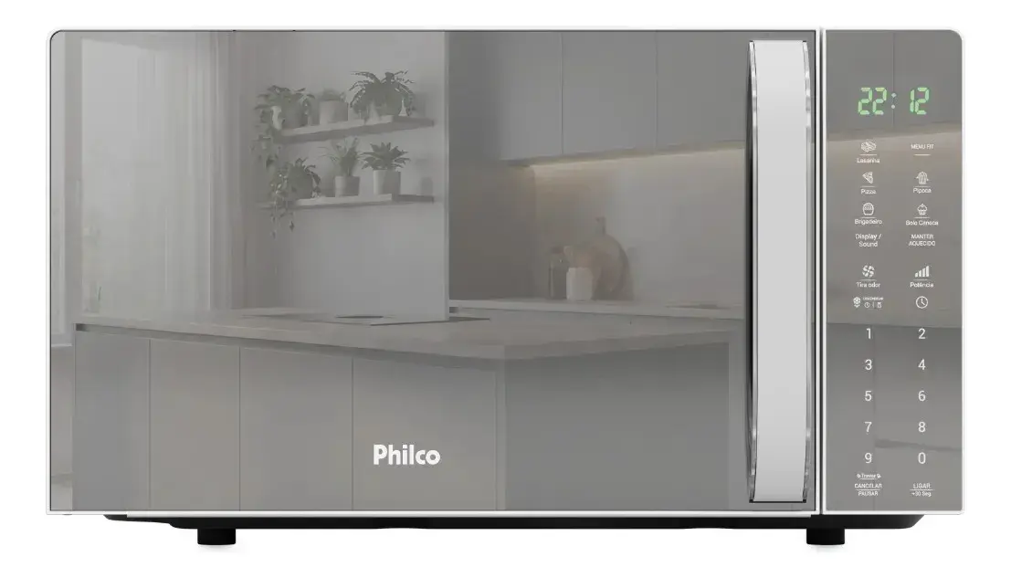 Micro-ondas Philco 20L Limpa Fácil PMO24E BCO/ESP