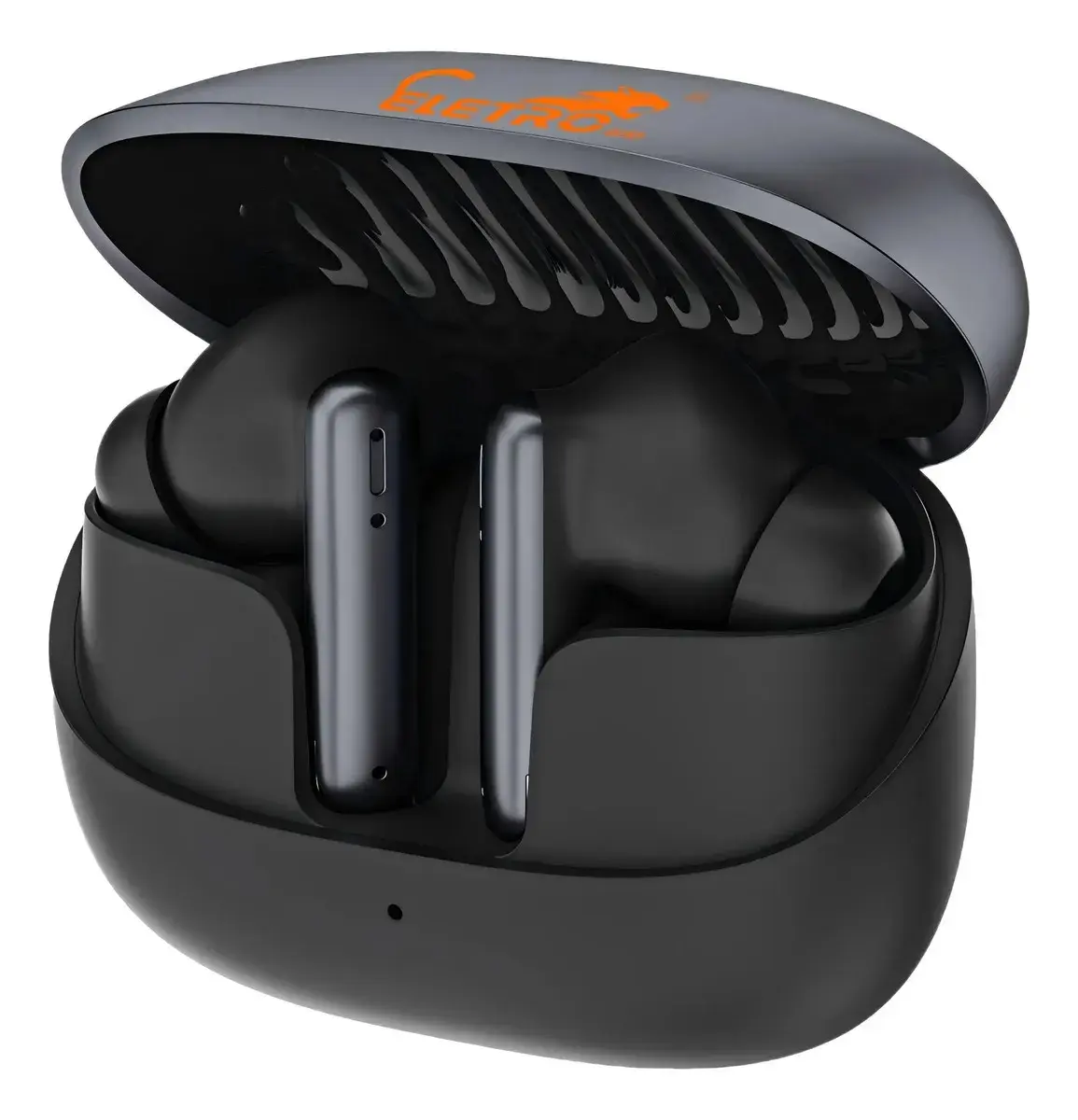 Fone De Ouvido Sem Fio Eletro mex J-87pro Tws Bluetooth 6.0, 40 Horas De Reprodução, à prova d'água IPX8, Com Microfone, Para TV, Smartphone, Laptop, Computador E Esportes Preto
