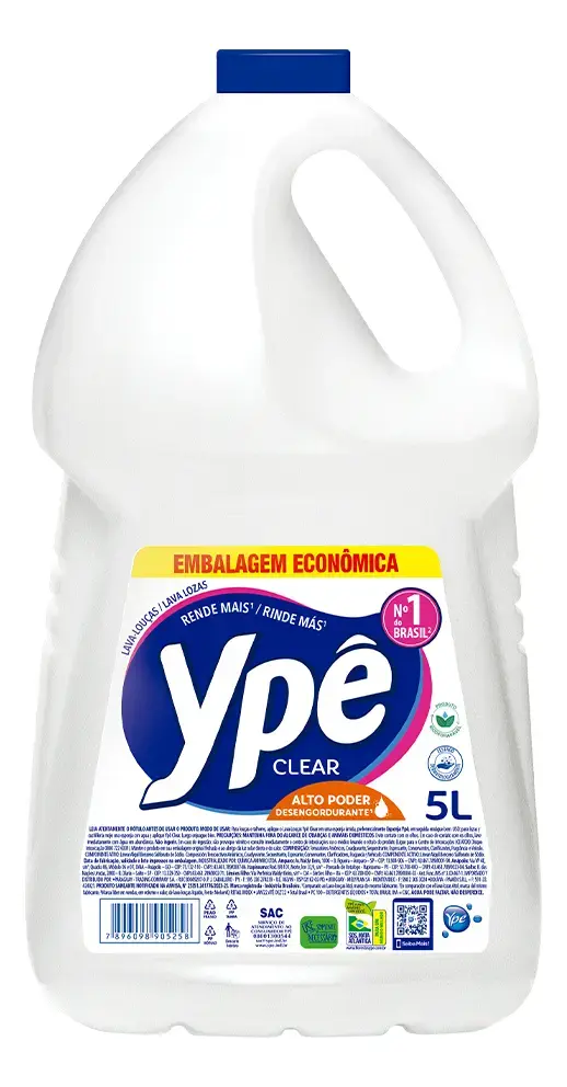 Detergente Ypê Clear 5 Litros