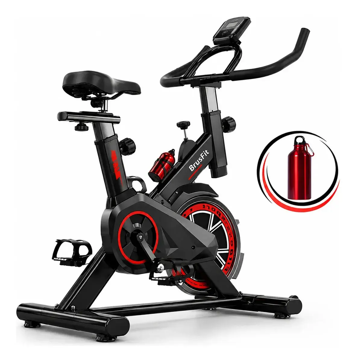 Bicicleta Ergométrica Liftness Spinning X11 Cor Preto/vermelho