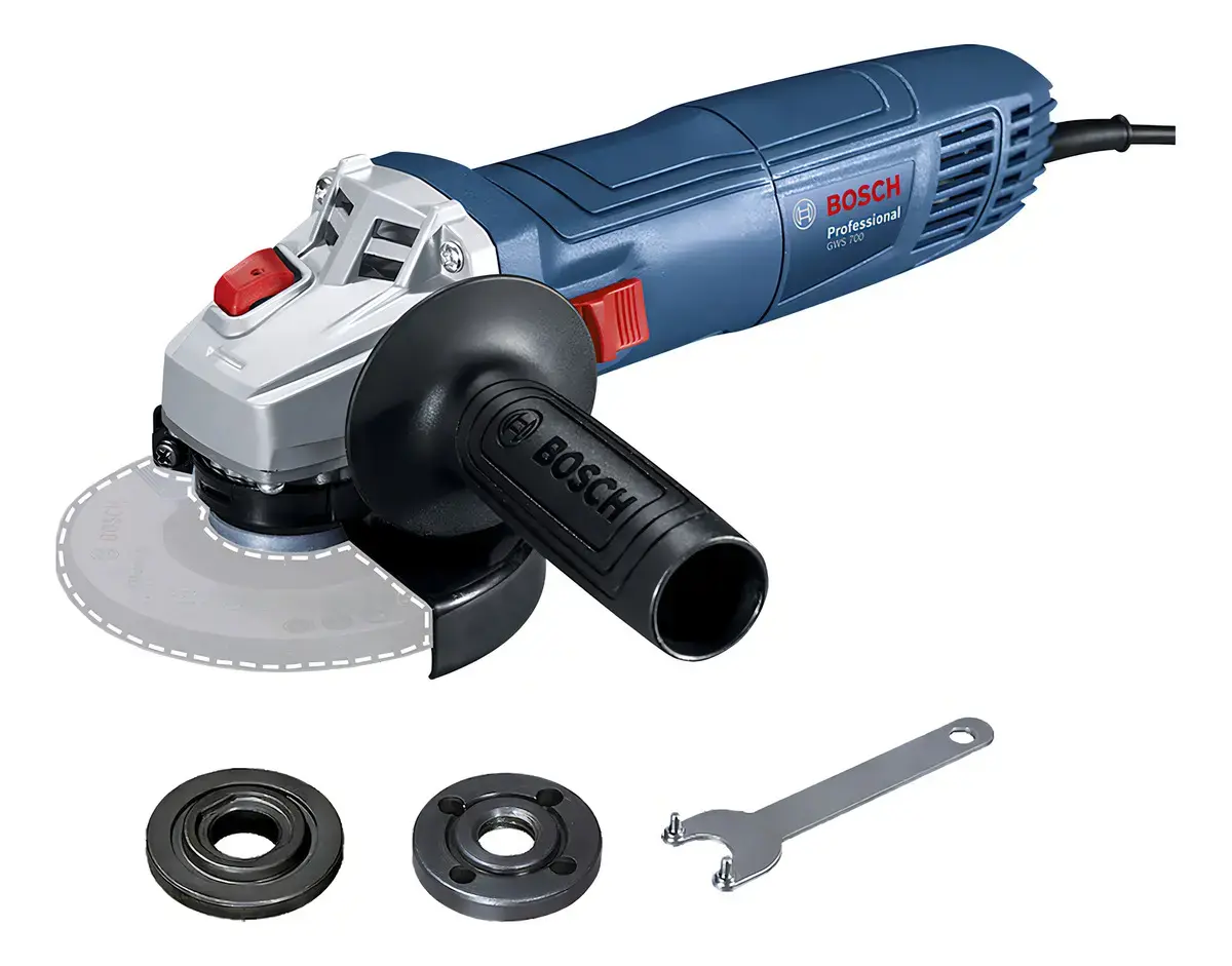 Esmerilhadeira angular Bosch Professional GWS 700 azul 710 W