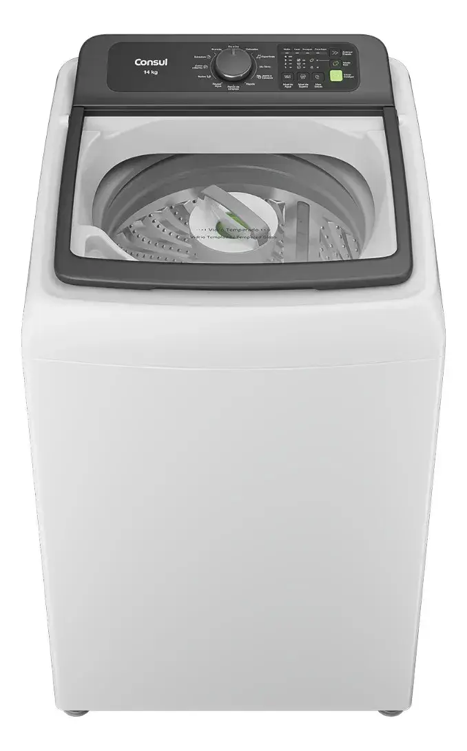 Máquina de Lavar Consul 14Kg Branca com Modo Eco - CWN14AB