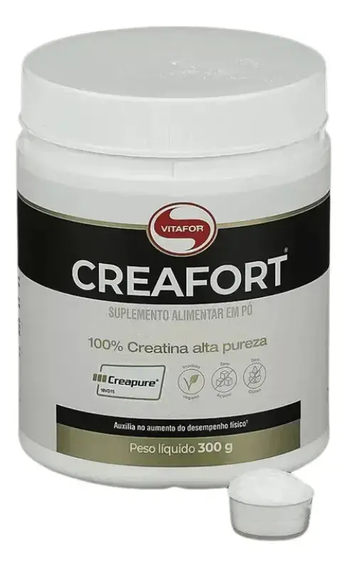 Creatina Monohidratada Creafort Sem Sabor 300g Vitafor
