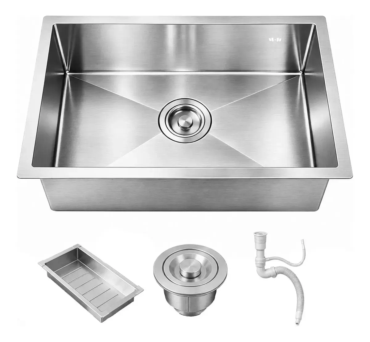 Cuba Cozinha Gourmet Aço Inox 304 Escovado 50x40 Cor Prata Brinovar