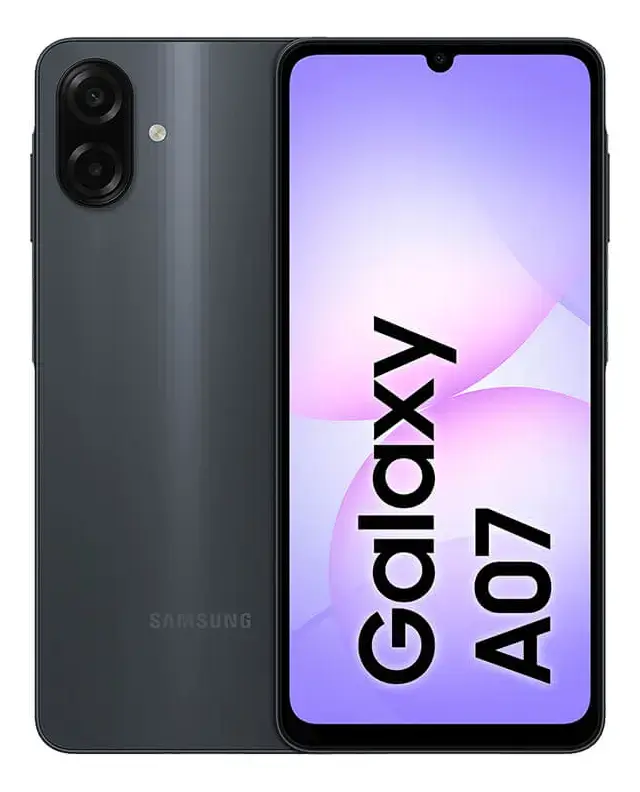 Celular Samsung Galaxy A07 128Gb 4Gb RAM Preto Dual SIM