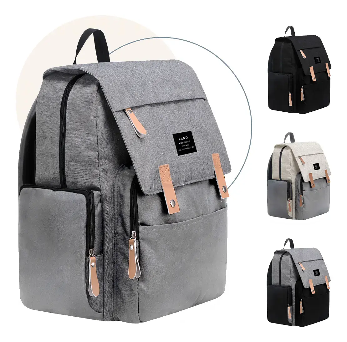 Mochila Maternidade The Land LAND Térmica Impermeável com Trocador