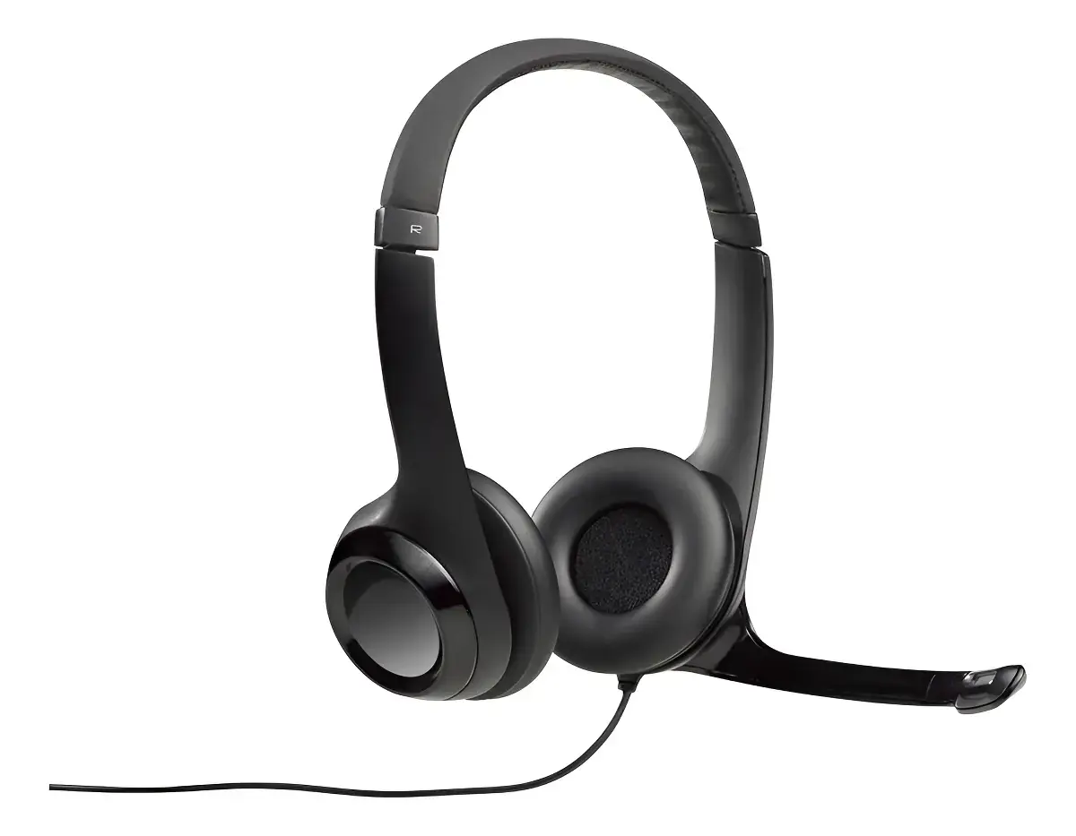 Headset com fio USB Logitech H390