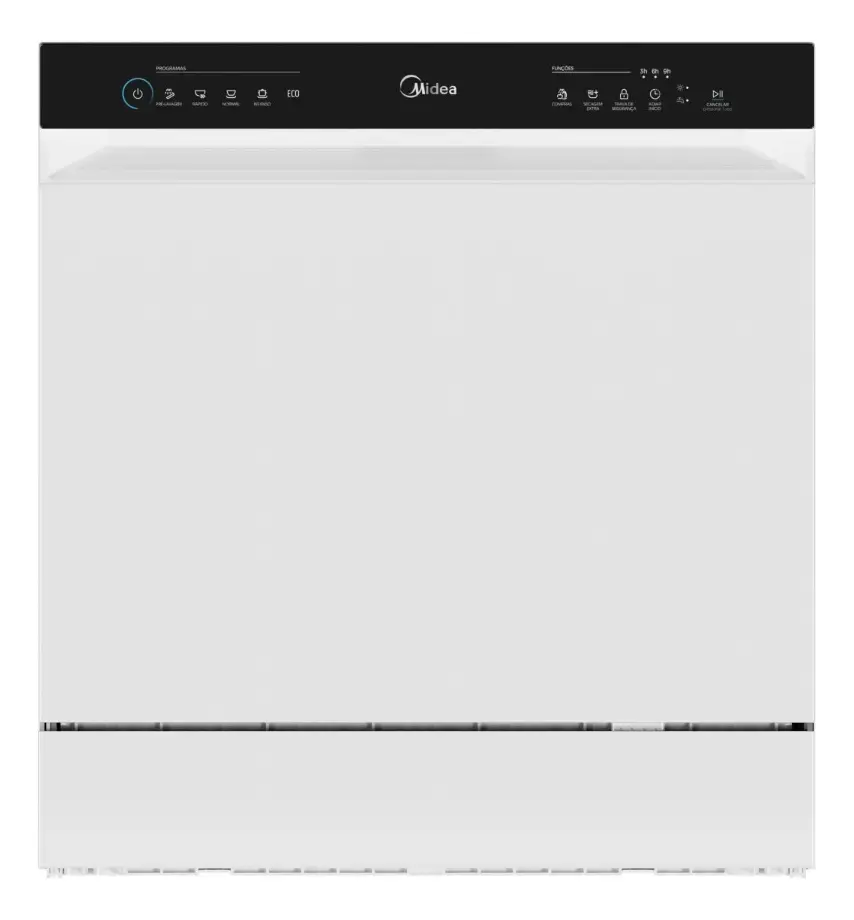 Lava Louças 8 Serviços Branco Touch Plus Midea