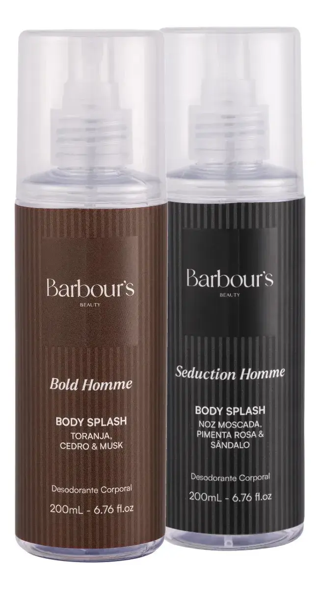 Body Splash Bold E Seduction Homme Barbour's 200ml