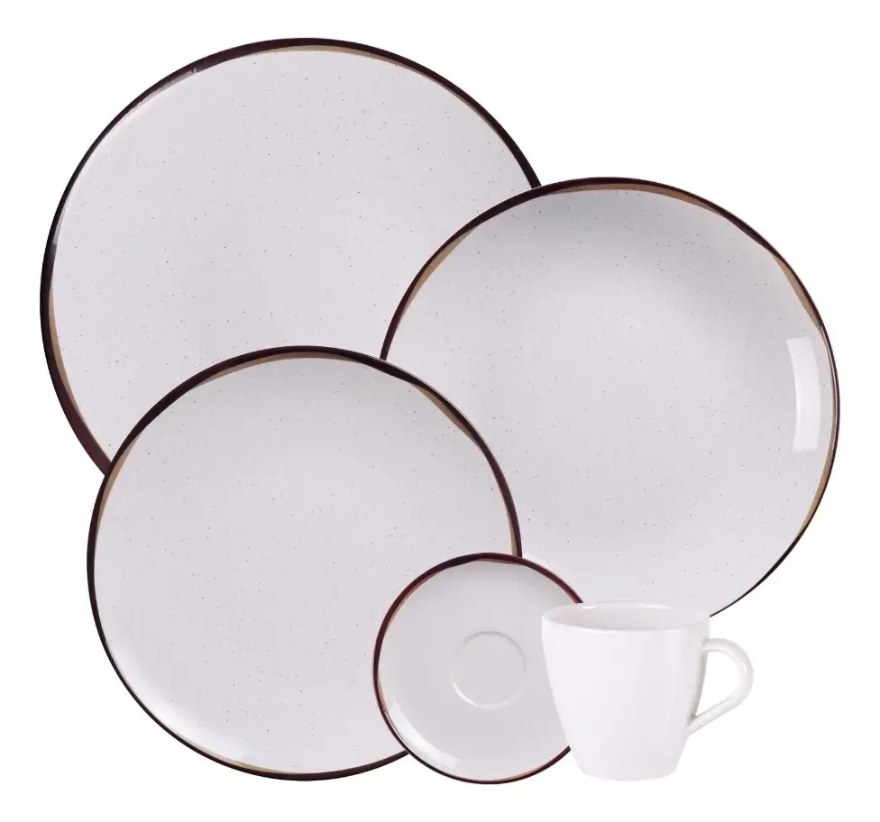 Aparelho de Jantar Canyon em Porcelana Decorada 20 Peças Tramontina