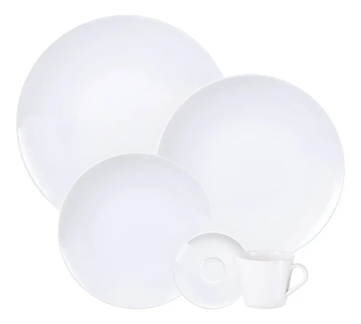 Aparelho De Jantar Tramontina Leonora Em Porcelana 20 Peças