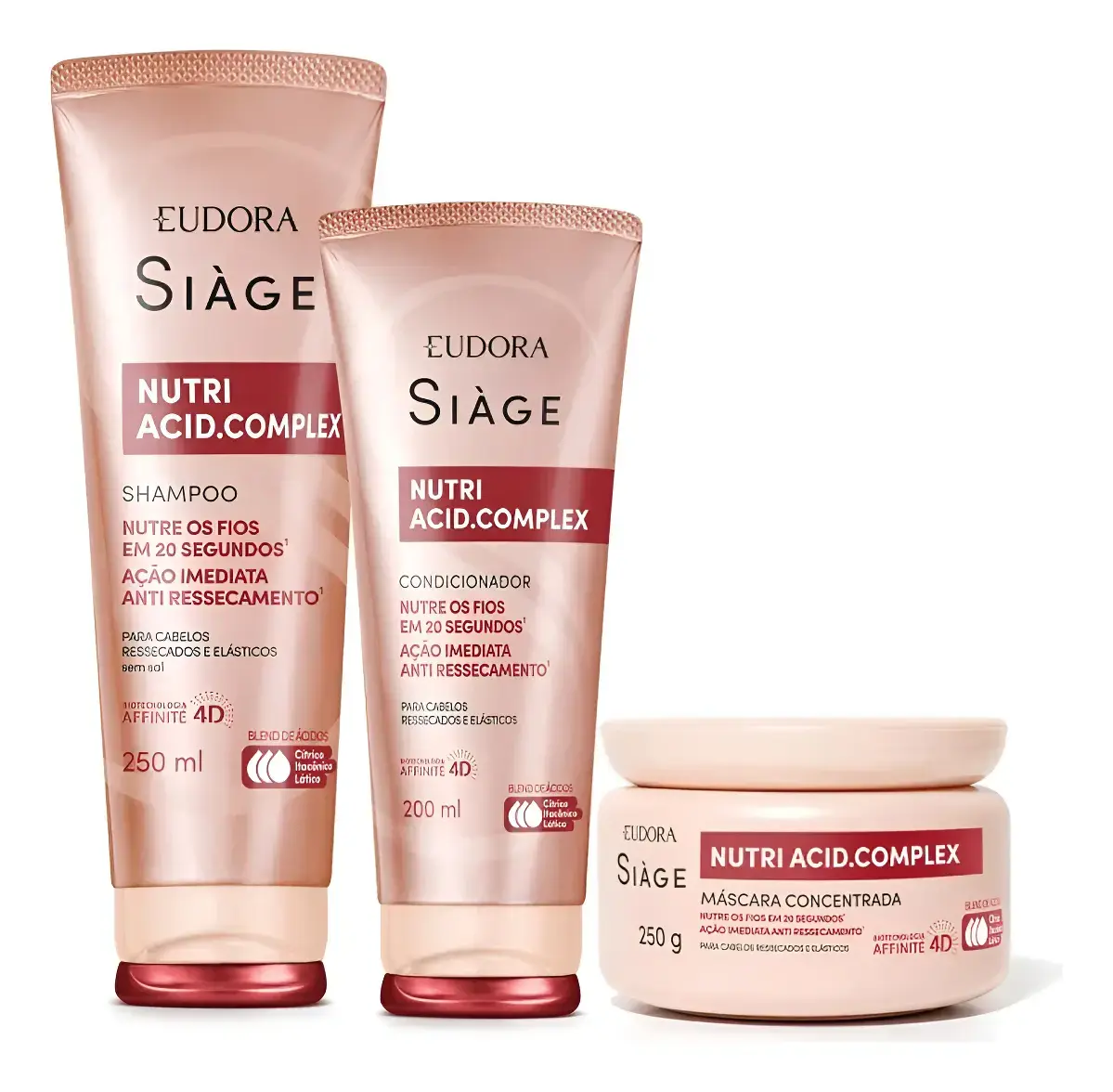 Siàge Nutri Acid.complex Shampoo + Condicionador + Máscara