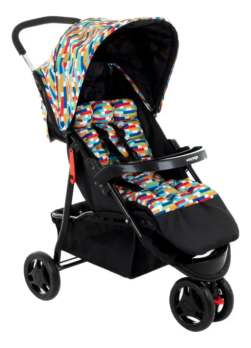 Carrinho De Passeio Para Bebê Delta Colorê Até 15kg Voyage