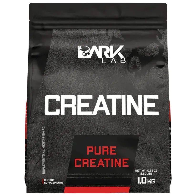 Creatina Monohidratada Pura 1kg Dark Lab Unidade Sem sabor