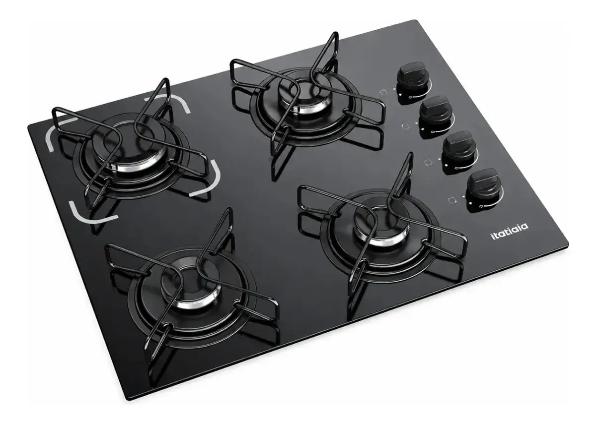 Cooktop Itatiaia Essencial 4 Bocas cor Preto