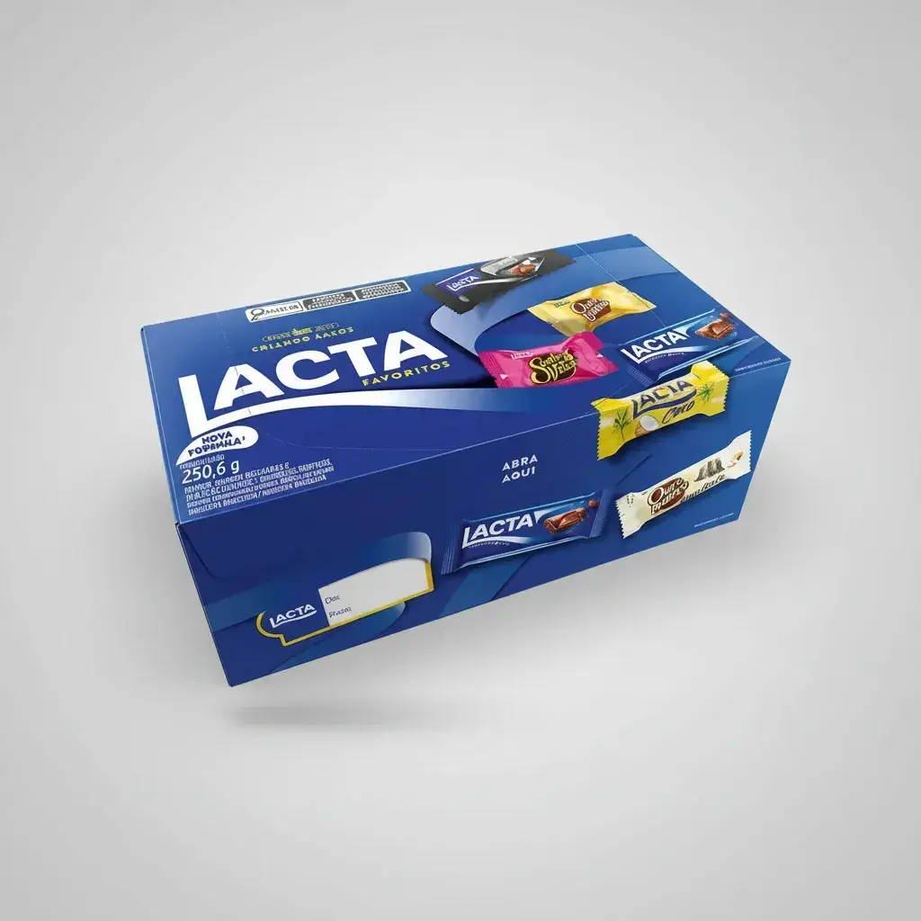 Caixa de Chocolates Bombom Variedades Favoritos 250,6g Lacta