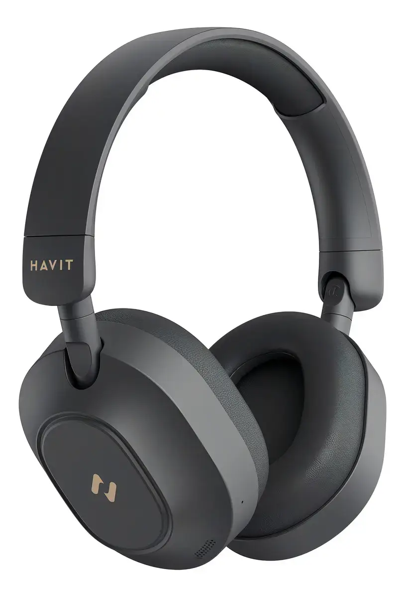 Headphone Havit H668bt Anc Híbrido Bluetooth 5.4 Bateria 80h Preto