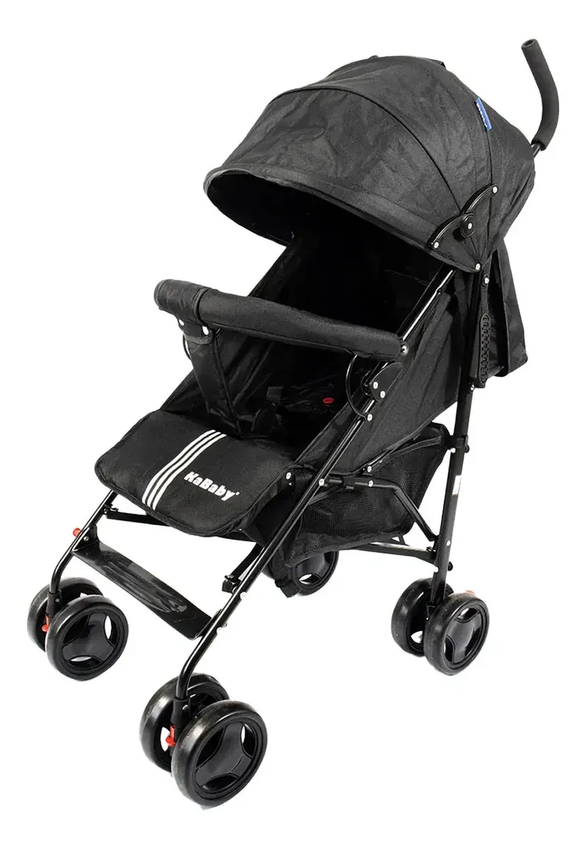 Carrinho De Bebê Luvy Kababy Preto Preto
