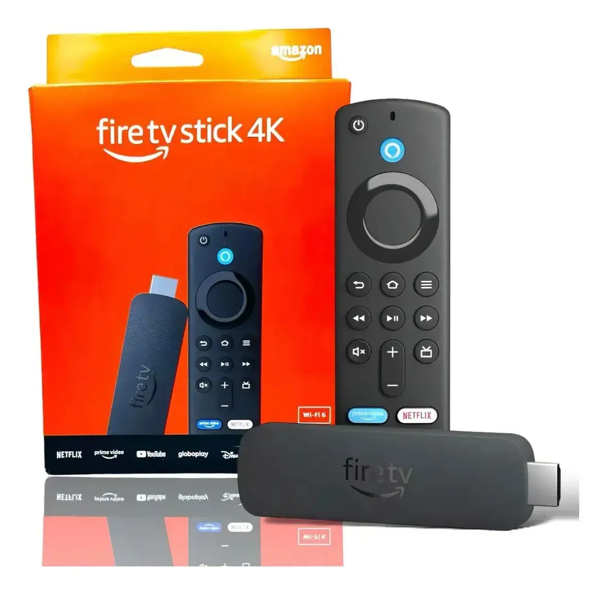 Amazon Fire TV Stick 4k Wi-fi 6 Alexa Por Voz Inteligente C