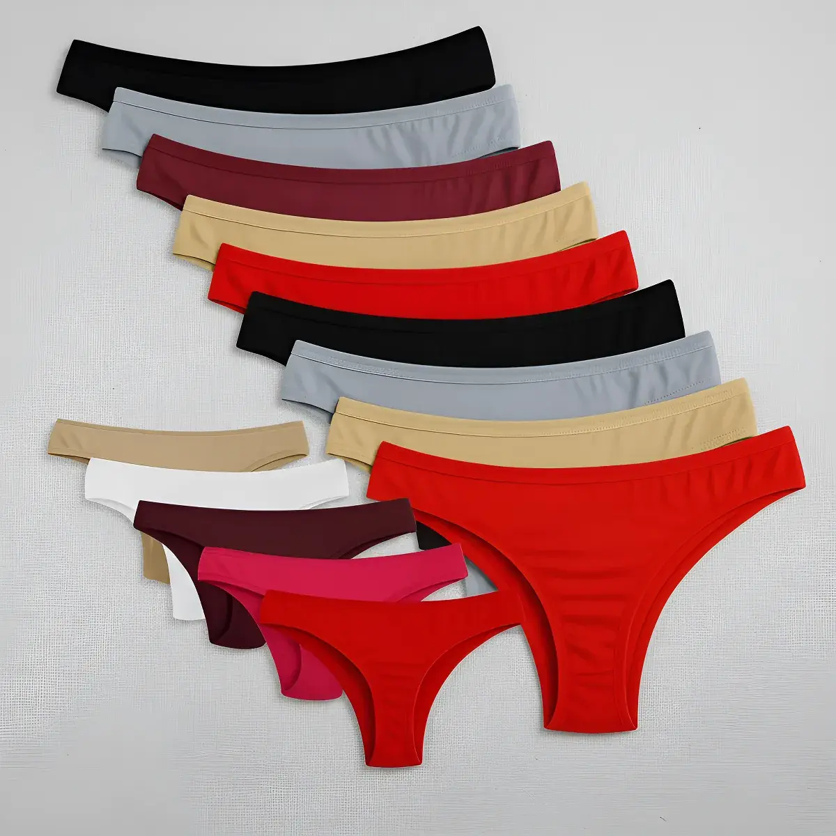 K/ Com 10 Calcinhas Modelo Tanga Microfibra Conforto Oferta