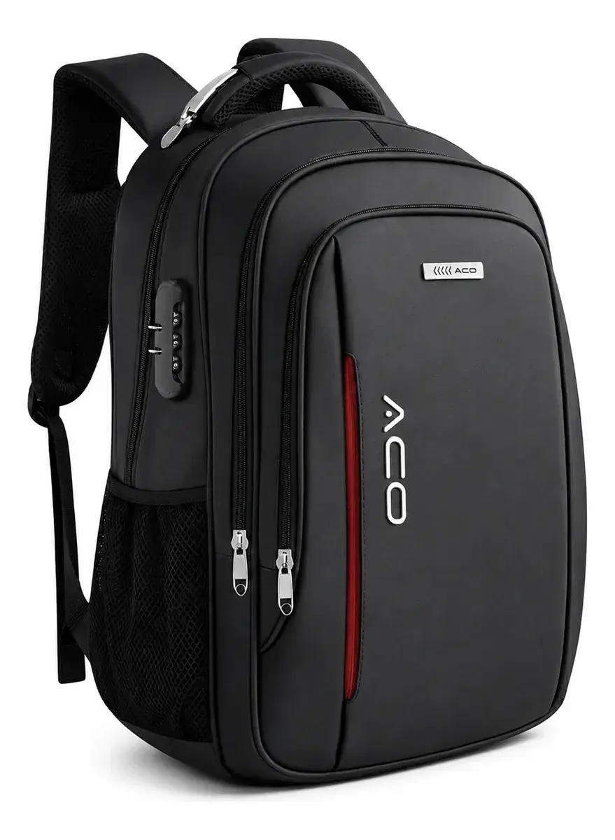 Mochila Masculina Notebook Impermeável Anti Furto Reforçada 35L Executiva Trabalho Faculdade Escolar Entrada Usb Fone Forpak