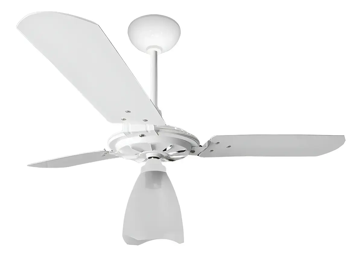 Ventilador de Teto Ventex Yris Silencioso 3 Pás MDF Branco
