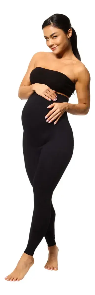 Calça Legging Maternidade Trifil Alta Longa