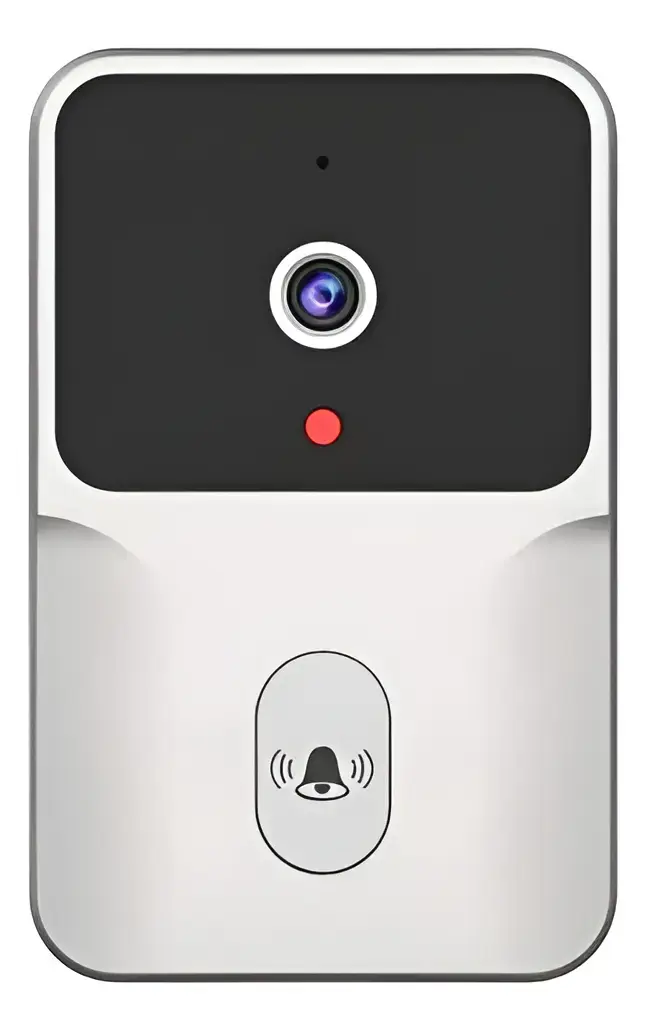 Campainha Inteligente Wi-Fi Câmera 480P Áudio 2 Vias Visão Noturna