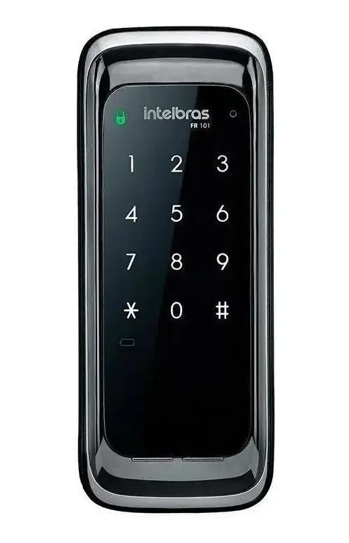 Fechadura Digital Porta De Madeira Intelbras Fr101 Preto