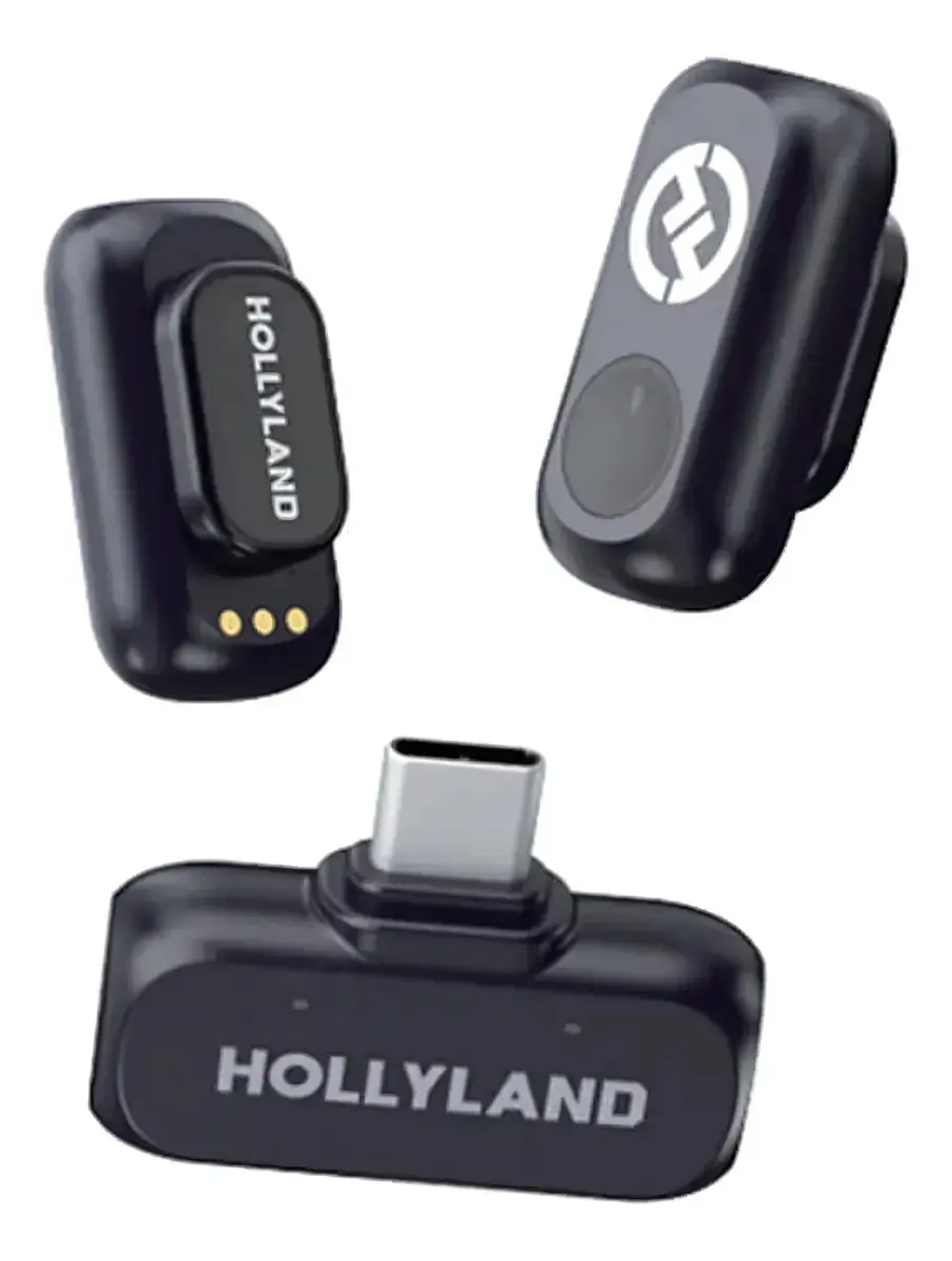 Microfone Lark A1 Hollyland Mini Usb-c Preto