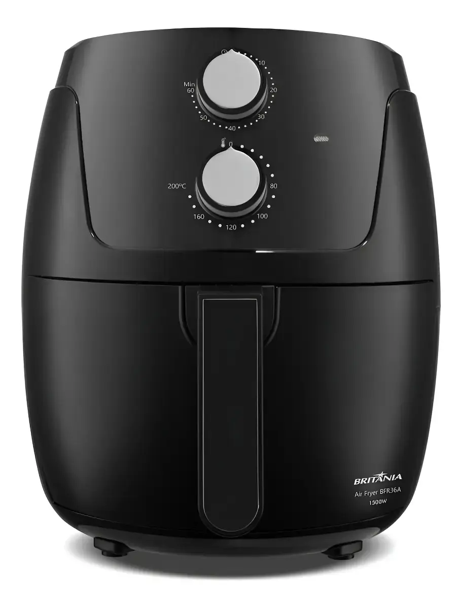 Fritadeira Elétrica Britânia Bfr36a Silverstone 4,2l 1500w Preto 110v