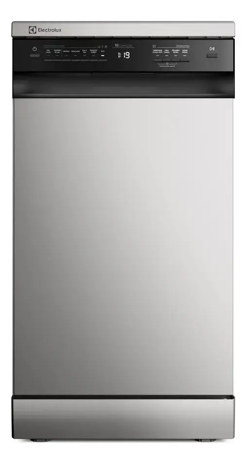 Lava-louça Electrolux 10 Serviços Inox Lava E Seca 50' Ls10e Cor Prateado