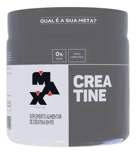 Creatina 150g Creatina Monohidratada Max Titanium Sem Sabor Alta Pureza