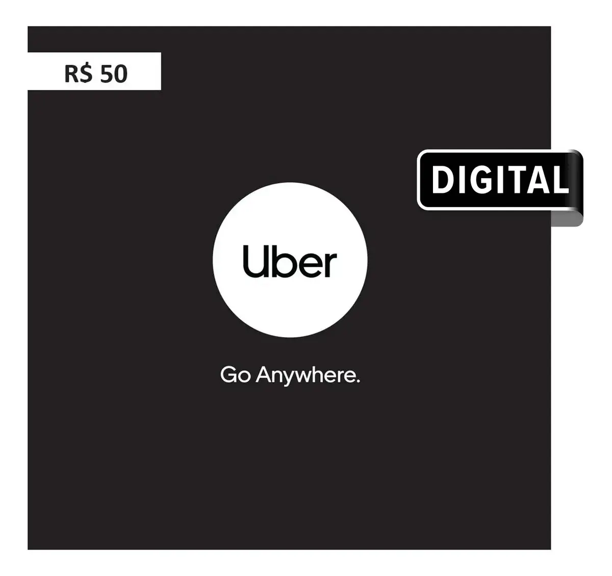 Uber Gift Card R$50 (Digital)