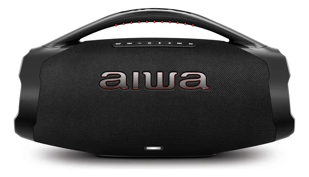 Caixa De Som Boombox Aiwa AWS-BBS-01-B 200w IP66 30hs De Bateria