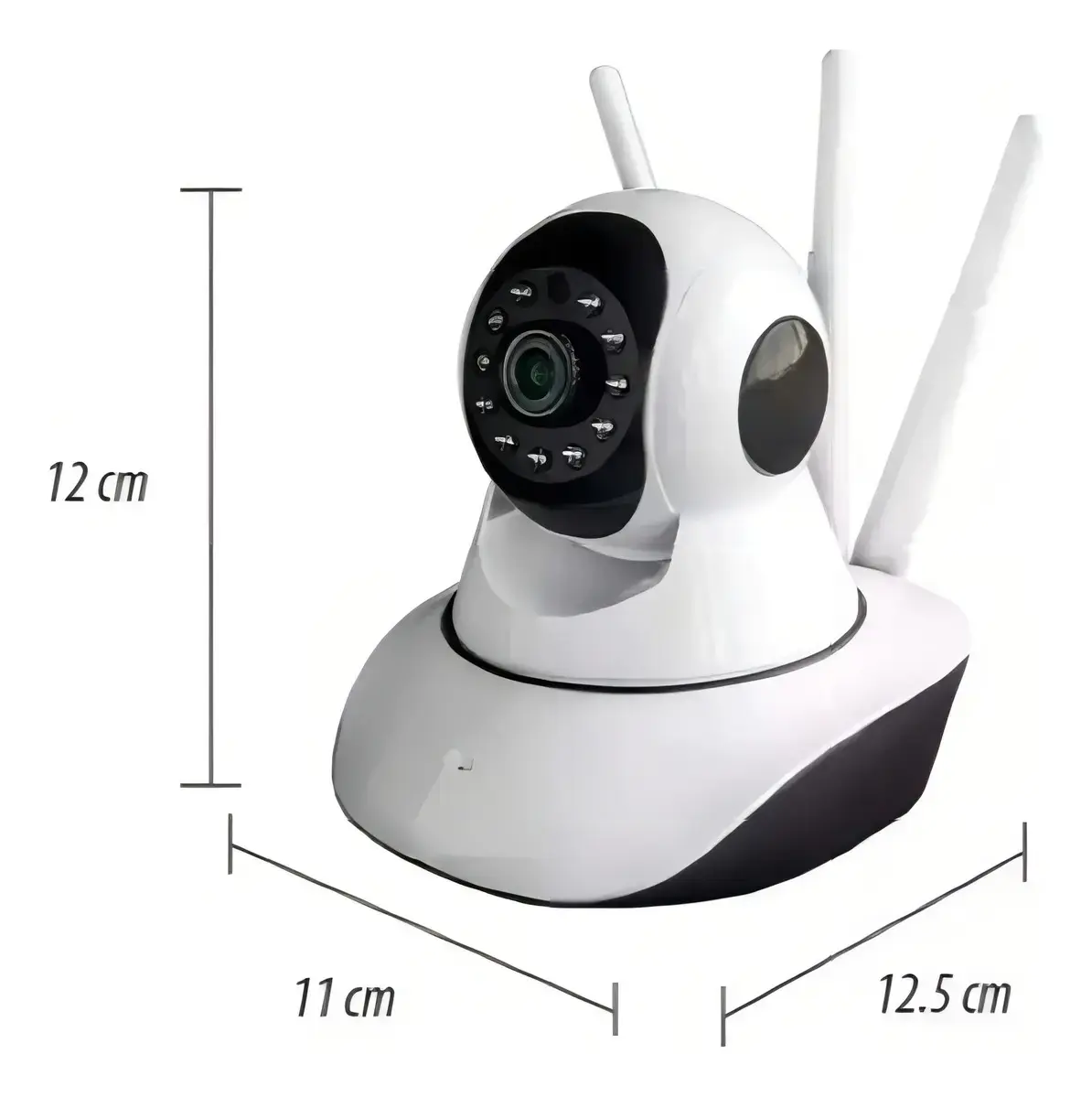 Babá Eletrônica Câmera Wifi Sem Fio Visão Noturna Microfone