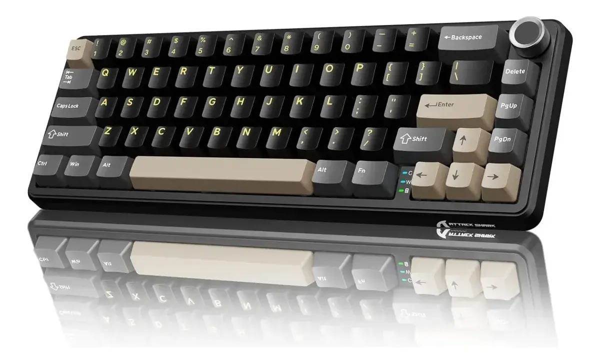 Teclado Mecânico Para Jogos Sem Fio Attack Shark X66