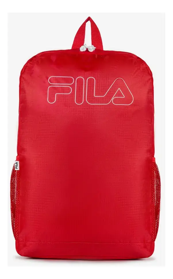 Mochila Basic Outline Fila Vermelho Liso