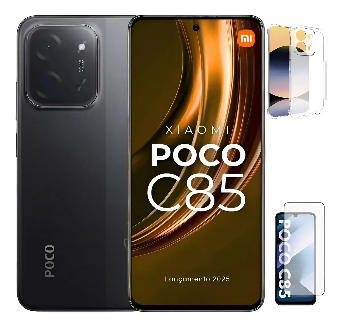 Xiaomi Poco C85 Preto 256GB 8GB RAM Dual SIM Black