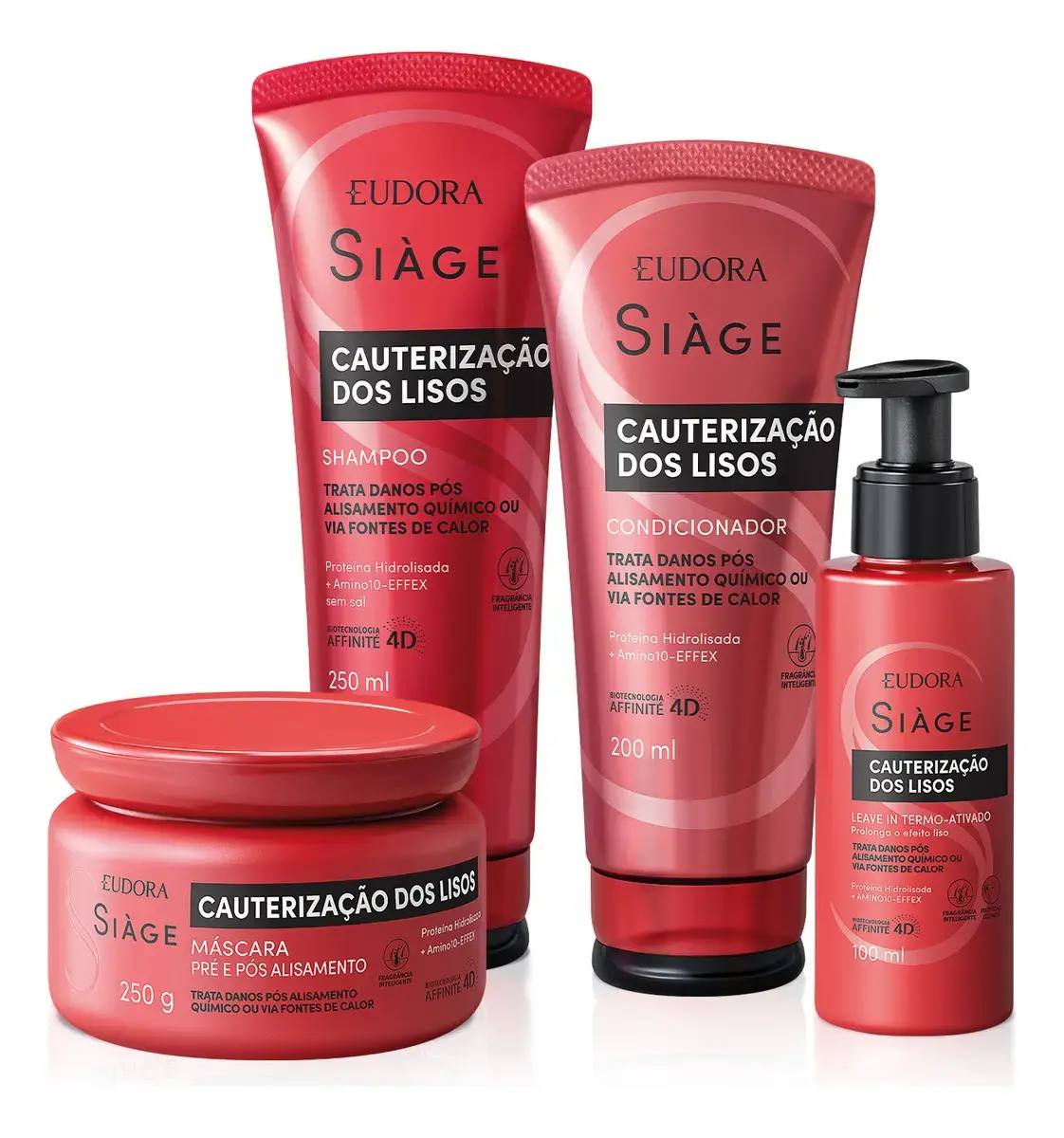 Kit Eudora Siàge Cauterização Dos Lisos (4 Itens)