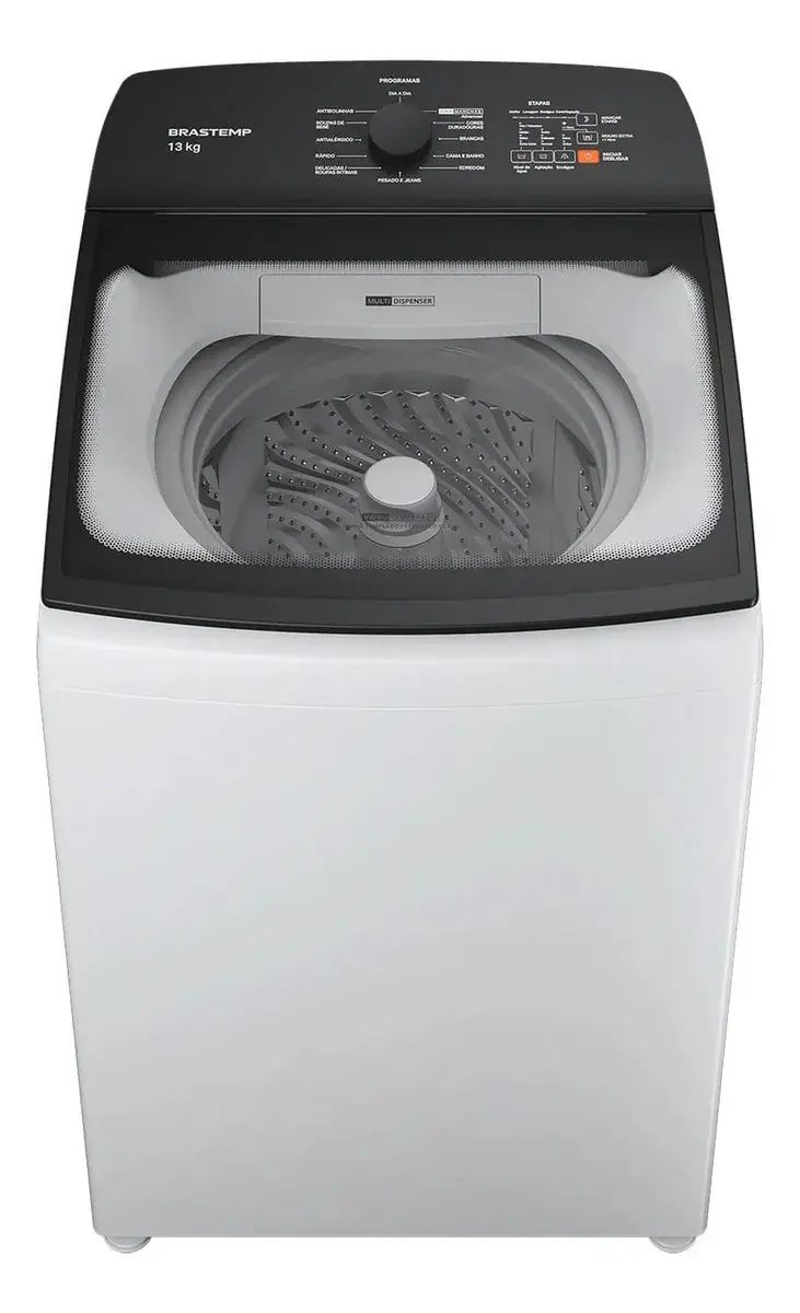 Máquina De Lavar Brastemp 13kg Branca Com Ciclo Tira Manchas Branco