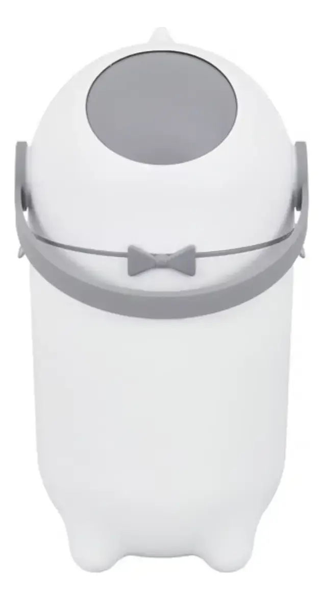 Lixeira Antiodor 10l Fraldas Bebe Lixo Mágico Branco