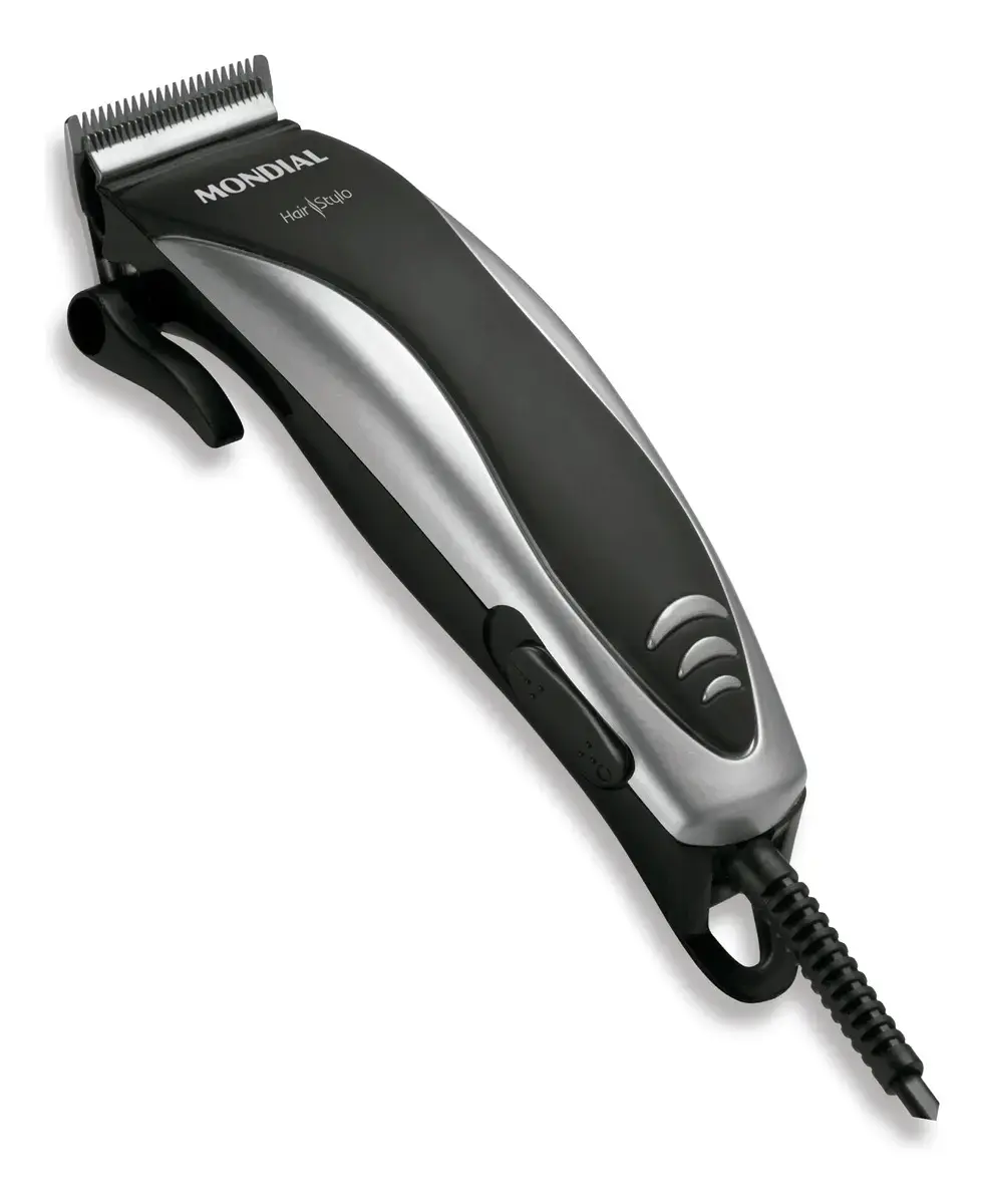 Cortador de Cabelos Hair Stylo Mondial Preto/Prata CR-02 127V
