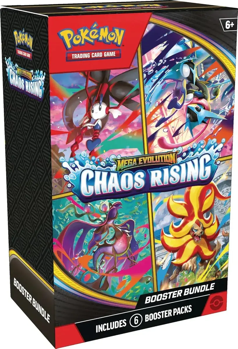 Caixa Pokémon Tcg Mega Evolution Chaos Rising Asmodee